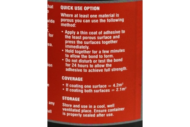 EVO-STIK Impact Instant Contact Adhesive Glue Multi-Purpose 750ml DENTED TIN