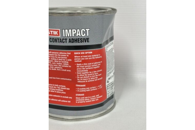 EVO-STIK Impact Instant Contact Adhesive Glue Multi-Purpose 750ml DENTED TIN