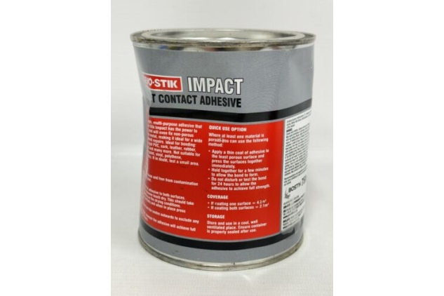 EVO-STIK Impact Instant Contact Adhesive Glue Multi-Purpose 750ml DENTED TIN