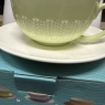 Fine Bone China Cup And Saucer Set Light Green Colour New