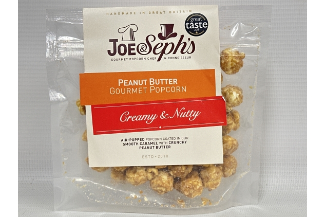 Joe & Seph's Peanut Butter Popcorn Snack (1 x 32g) BBE 31/10/2024