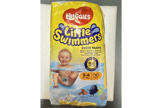 Huggies Little Swimmers, Swim Nappies, Size 5-6 - 33 Pants - Maximum Protection Swimming