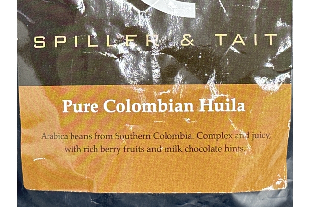 Pure Colombian Huila - Coffee Beans 1kg Bag - Top Speciality Coffee Roasted in the UK - Gourmet Beans for Great Tasting Coffee at Home - Premium Quality Arabica Beans | Best Before Dare 30/09/2024