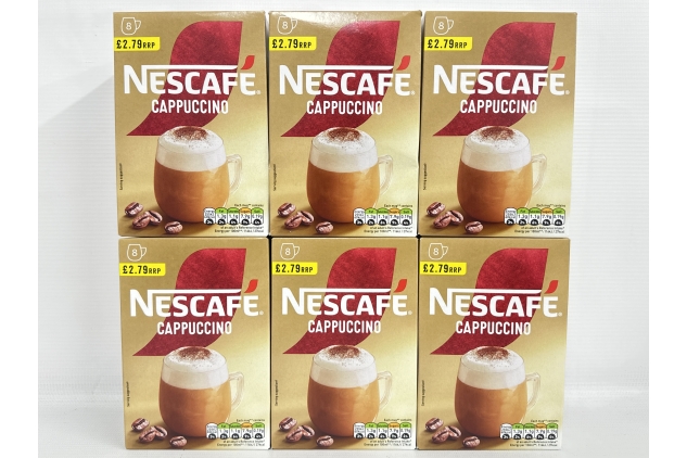 Nescafe Cappuccino Instant Coffee Sachets | 48 Servings | Stock Up On Winter Essentials | Bulk Buy Deal