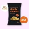 Black Truffle Crisps 12 x 93g Share Bag (Box of 12 x 93g bags) Simply Roasted