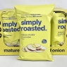 Simply Roasted – Mature Cheddar & Red Onion Crisps 12 x 93g Share Bag | 50% less fat | 25% less salt | Less than 99 calories | triple roasted crunchy potato crisps (Box of 12 x 93g bags) Best Before Date 17/10/2024