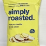 Simply Roasted – Mature Cheddar & Red Onion Crisps 12 x 93g Share Bag | 50% less fat | 25% less salt | Less than 99 calories | triple roasted crunchy potato crisps (Box of 12 x 93g bags) Best Before Date 17/10/2024