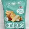 Pea Pops Healthy Chickpea Crisps - Low Calorie, Gluten Free, Plant-based Protein Snacks that are Popped (Not Baked or Fried) 12 x 80g, Cheddar & Onion