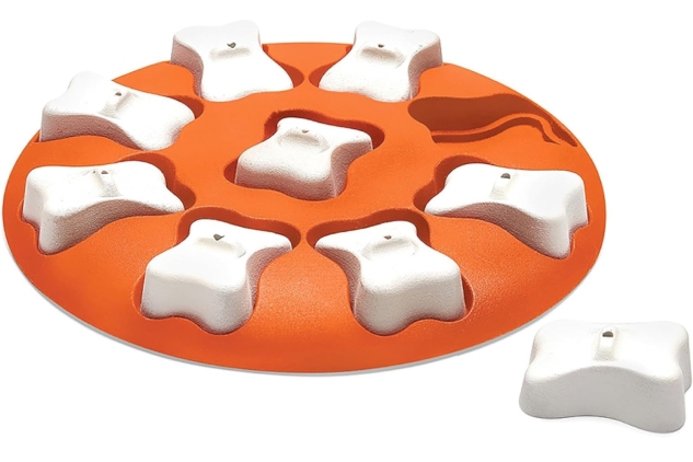 Outward Hound Nina Ottosson Dog Smart Orange Interactive Treat Puzzle Dog Toy