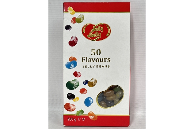 Jelly Belly 50 Assorted Flavours Jelly Beans Gift Box 200g | Great Stocking Filler For Christmas Gift