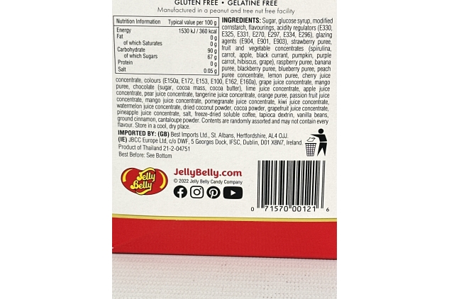 Jelly Belly 50 Assorted Flavours Jelly Beans Gift Box 200g | Great Stocking Filler For Christmas Gift