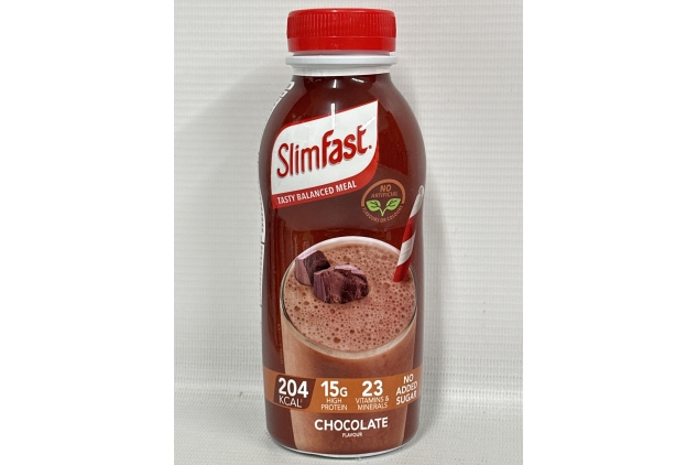 SlimFast Ready To Drink Shake, Chocolate Flavour, 6 x 325 ml | BEST BEFORE DATE 30/09/2024