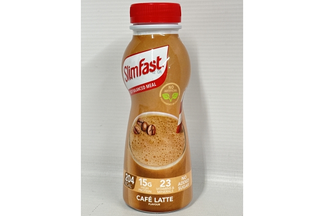 SlimFast Ready To Drink Shake, Cafe Latte Flavour, 325 ml (Pack of 6) BEST BEFORE DATE 31/10/2024