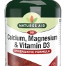 Natures Aid Calcium Magnesium and D3, Helps Maintain Normal Bones, Teeth and Muscle Function, Vegan, 90 Tablets | BEST BEFORE DATE 31/10/2024