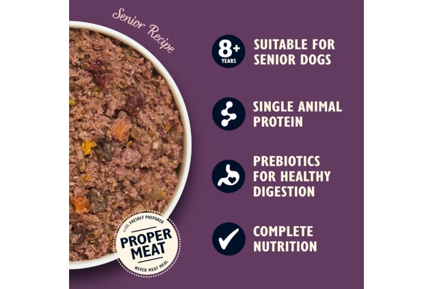 Lily's Kitchen Natural Senior Dog Food Wet Tins - Senior Recipe with Turkey - Complete Meal Recipes (6 Tins x 400g)