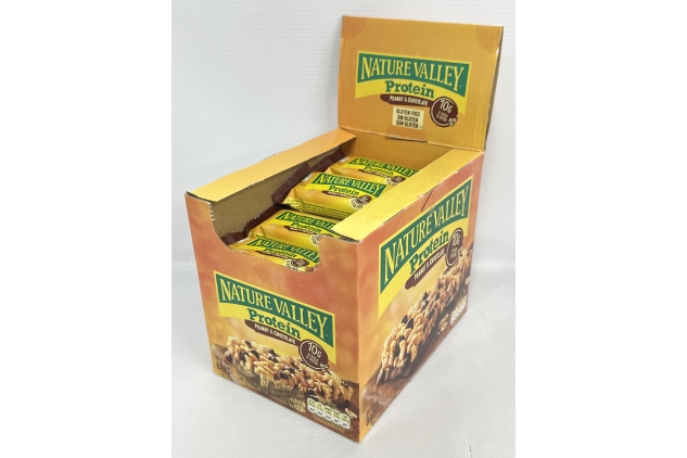 Nature Valley Protein Peanut & Chocolate Gluten Free Cereal Bars, 40 g (Pack of 26) Best Before Date 22/09/2024