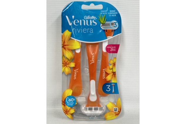 Gillette Venus | Riviera Disposable Razors (Pack Of 3)