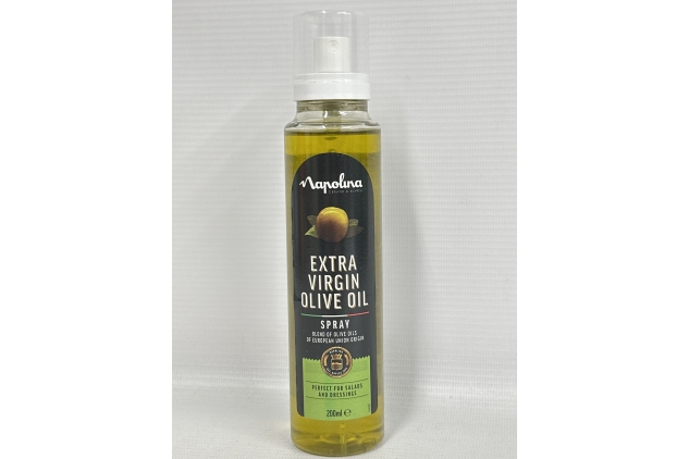 Napolina Extra Virgin Olive Oil Spray, 200 ml (Pack of 1) Best Before Date 31/12/2024