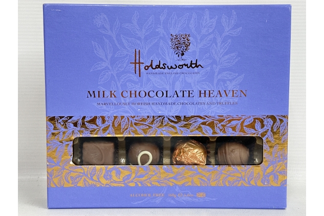 Holdsworth Chocolates Luxury Classic - Handmade Truffles Heaven Milk Chocolate Assortment - 160g | BEST BEFORE DATE 20/09/2024