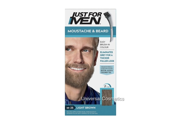 Just For Men Light Brown Moustache and Beard Dye M-25 Light Brown