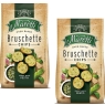 Maretti Bruschetta Chips Sweet Basil Pesto Flavour 150g | Oven-Baked Crispy Snack Bites (Pack Of 2)