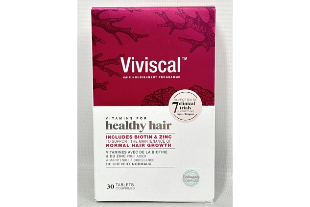 Viviscal Biotin Hair Supplement For Women, Pack of 180 Biotin & Zinc Tablets, Natural Ingredients with Rich Marine Protein Complex AminoMar C, Contributes to Healthy Hair Growth (3 Month Supply)