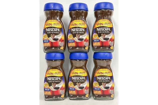 NESCAFE Original Decaf Instant Coffee (Pack of 6), 300g | Full and Bold Flavour | BBE 28/02/2025