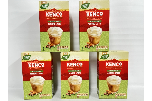 Kenco Plant Based ALMOND Latte Instant Coffee Powder 30 Sachets | Dairy Free & Vegan