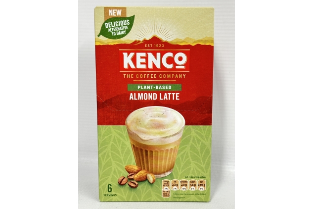 Kenco Plant Based ALMOND Latte Instant Coffee Powder 30 Sachets | Dairy Free & Vegan