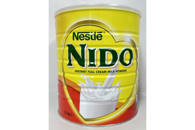 Nestle Nido Instant Whole Full Cream Milk Powder 2.5kg Tub | BEST BEFORE DATE 14/10/2024