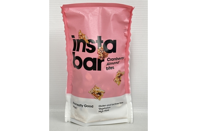 Instabar Cranberry Almond Bites 6 x 70g | BEST BEFORE DATE 05/10/2024