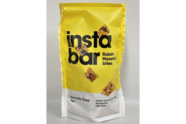 Instabar Raisin Hazelnut Bites 6 x 70g | BEST BEFORE DATE 05/10/2024