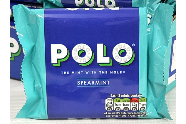 24 X Nestle Polo SPEARMINT 5 Pack (5 X 25g) 120 TUBES TOTAL | Bulk Buy | Best Before Date 30/11/2024