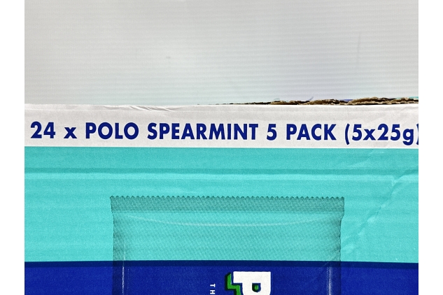 24 X Nestle Polo SPEARMINT 5 Pack (5 X 25g) 120 TUBES TOTAL | Bulk Buy | Best Before Date 30/11/2024