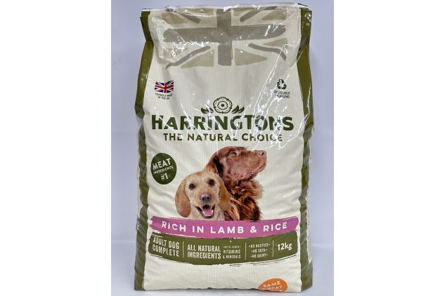 Harringtons Complete Dry Adult Dog Food Lamb Rice 12kg