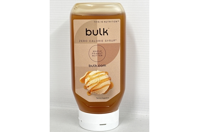 Bulk Zero Calorie Syrup, Sugar Free, MAPLE PEANUT BUTTER, 400 ml, 80 Servings | BBE 02/2025