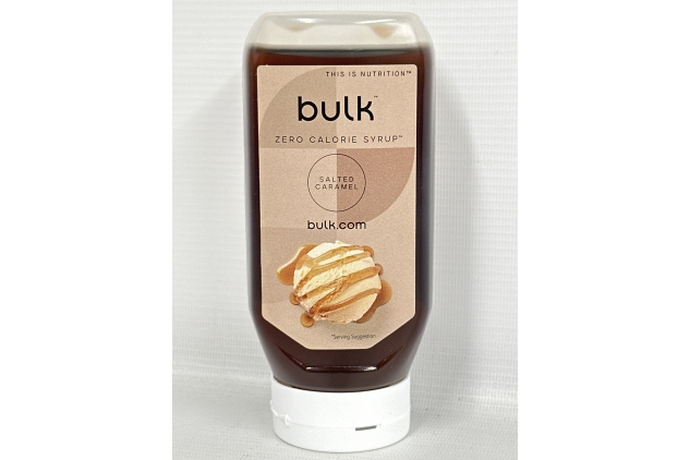 Bulk Zero Calorie Syrup, Sugar Free, SALTED CARAMEL 400 ml, 80 Servings | BBE 31/01/2025