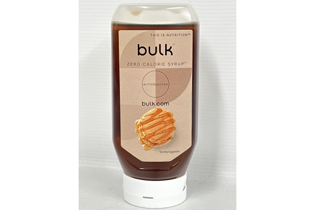 Bulk Zero Calorie Syrup, Sugar Free, BUTTERSCOTCH, 400 ml, 80 Servings | BBE 31/03/2025