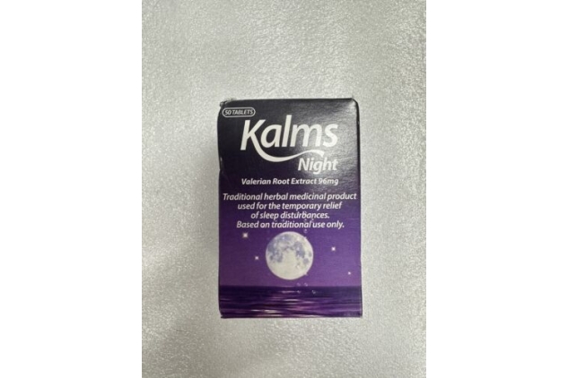 Kalms Night Sleeping Aid Pills 96mg - 50 Tablets