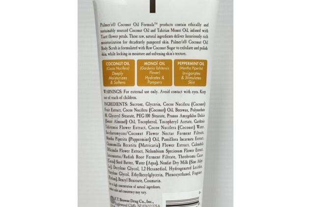 Palmer's Coconut Oil Formula Coconut Sugar Body Scrub Tube 200g