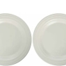 2 pack Mikasa Swirl White Salad Plate, 22cm Dishwasher & Microwave safe DJ100202