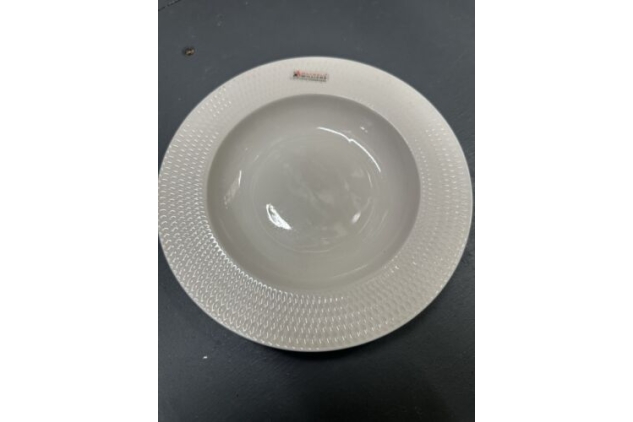 Maxwell and Williams White Basics Rim Soup Bowl 23cm