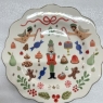 Rifle Paper Co For Anthropologie Christmas Nut Cracker Side Plate Rare