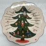 Rifle Paper Co For Anthropologie Christmas Tree Side Plate Rare