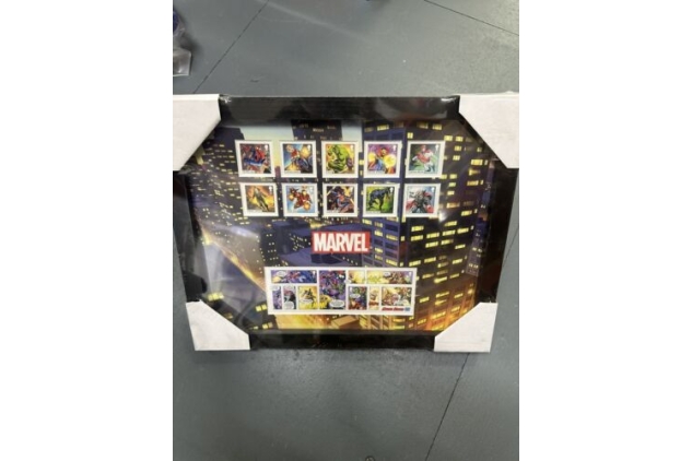 Framed Marvel Framed Stamps & Minisheet Marvel Postage Stamps