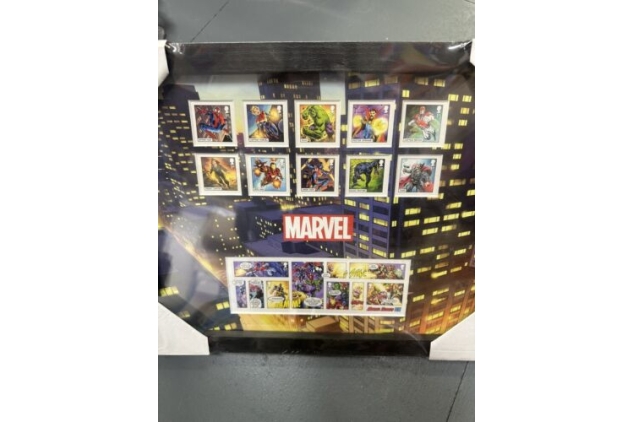 Framed Marvel Framed Stamps & Minisheet Marvel Postage Stamps