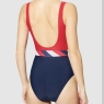 Speedo Women’s Wave Rider U Back Swimsuit Shoreline Red Navy UK 14 36