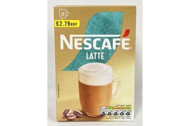 Nescafe Gold Latte Instant Coffee Sachets | 96 Servings | Business Supplies