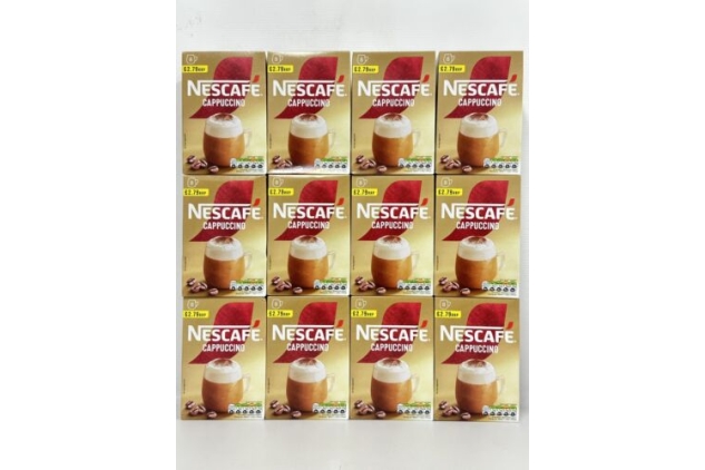 Nescafe Cappuccino Instant Coffee Sachets | 96 Servings | Business Supplies | Winter Essential