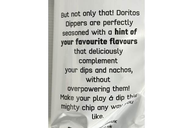 Doritos Dippers Thicker & Cruncher Corn Chips With A Hint Of Salt 455g | Great For Making Nachos | Crisps Sharing Bag | Catering Pack XL Format | BBE 02/11/2024